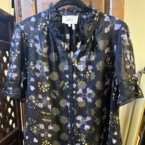 ba&sh M sheer top: floral, day to night!